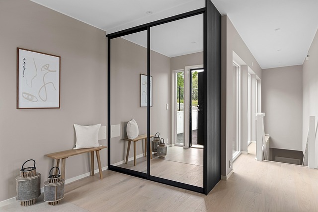 skříň se zrcadlem