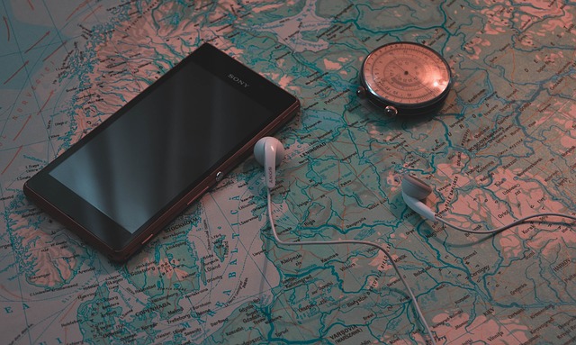 smartphone a kompas